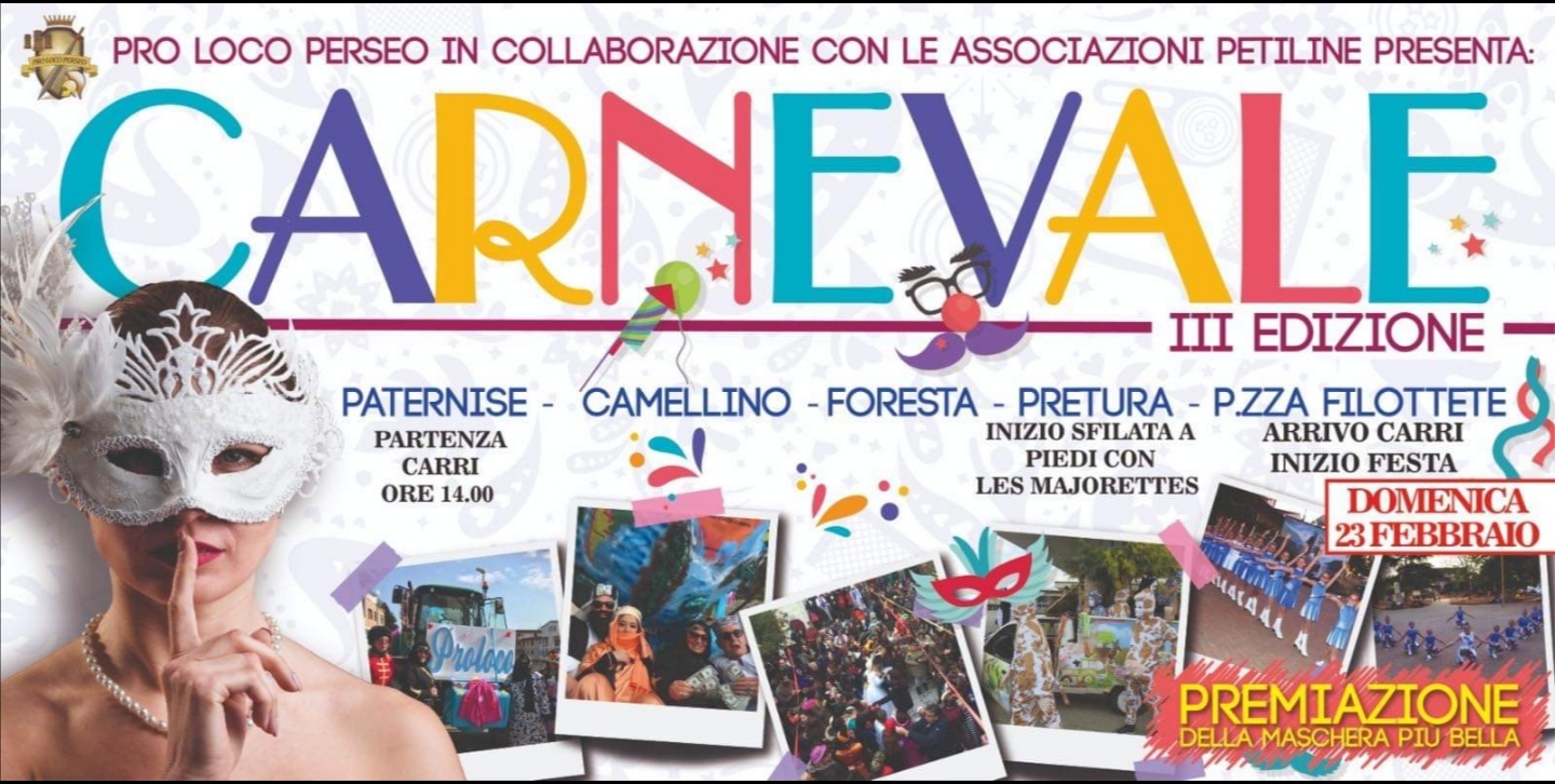 Terza edizione del Carnevale petilino
  