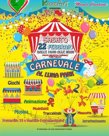 Festa di Carnevale per i bambini in biblioteca