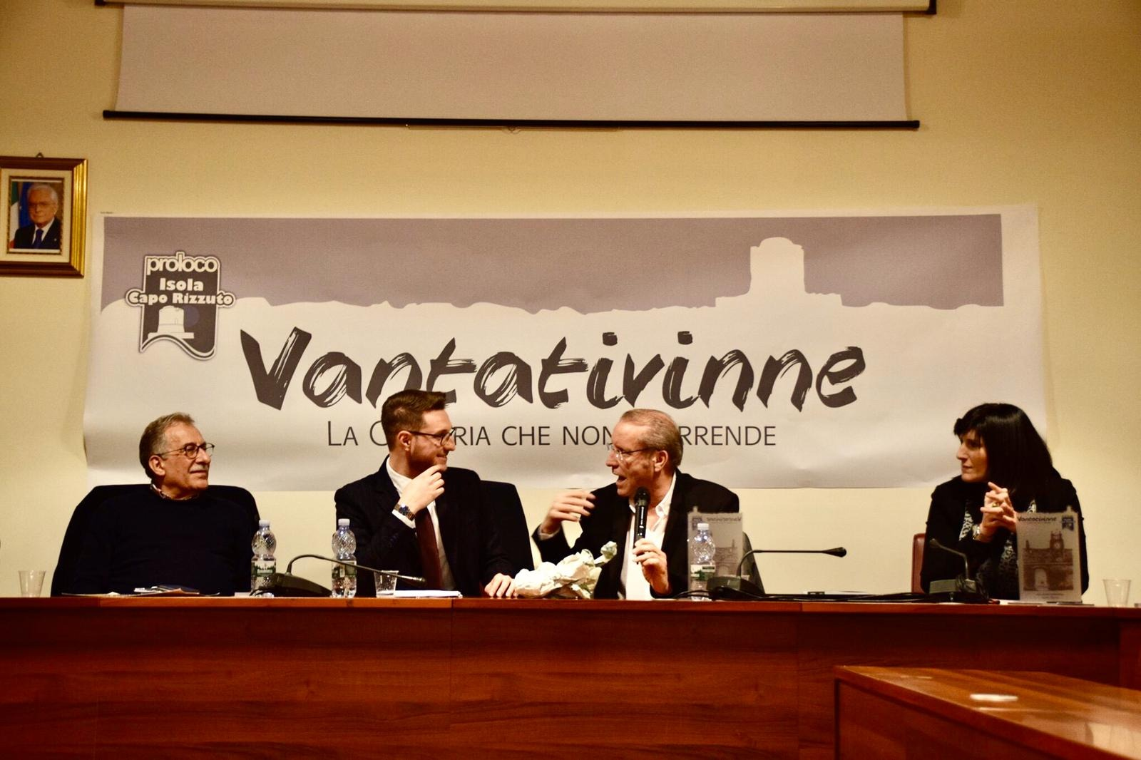 Vantativinne: presentato ad Isola il libro di Laratta