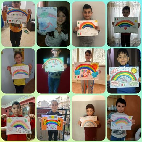 I bambini di Pagliarelle lanciano il loro messaggio di speranza