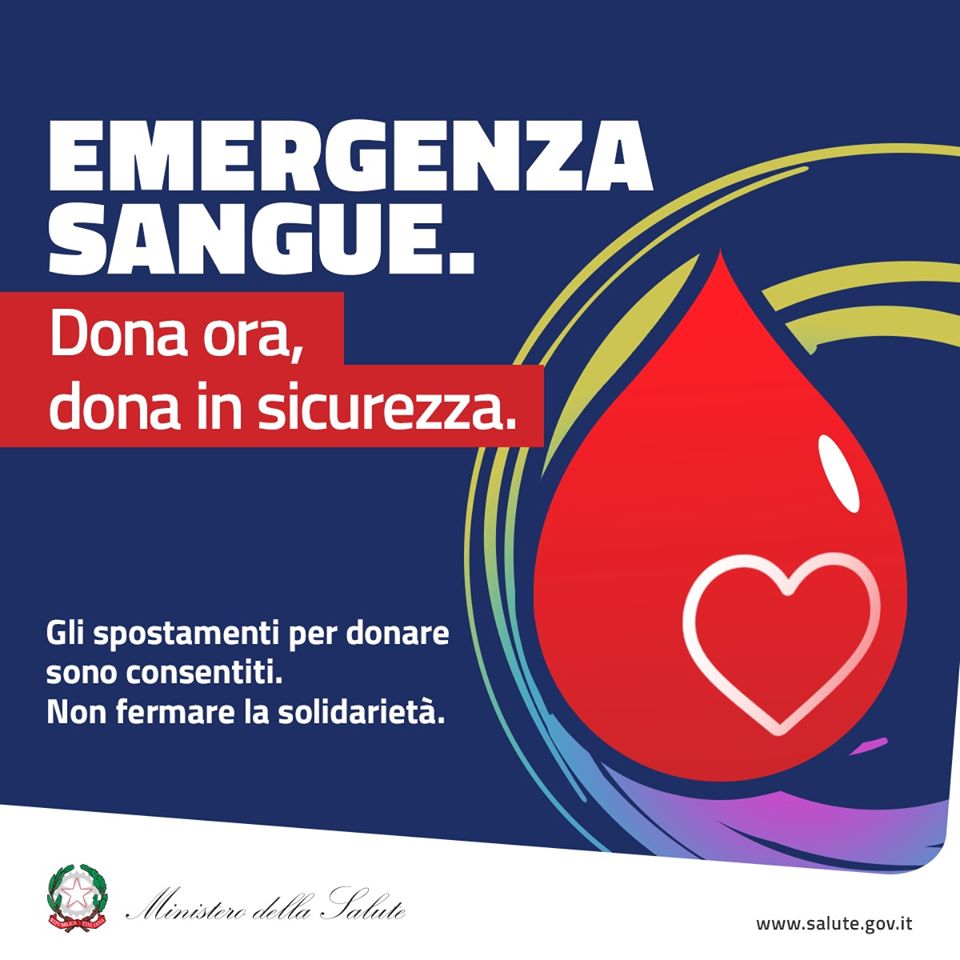 Emergenza sangue: L’appello del Ministero della Salute, Petilia non viene meno al suo dovere