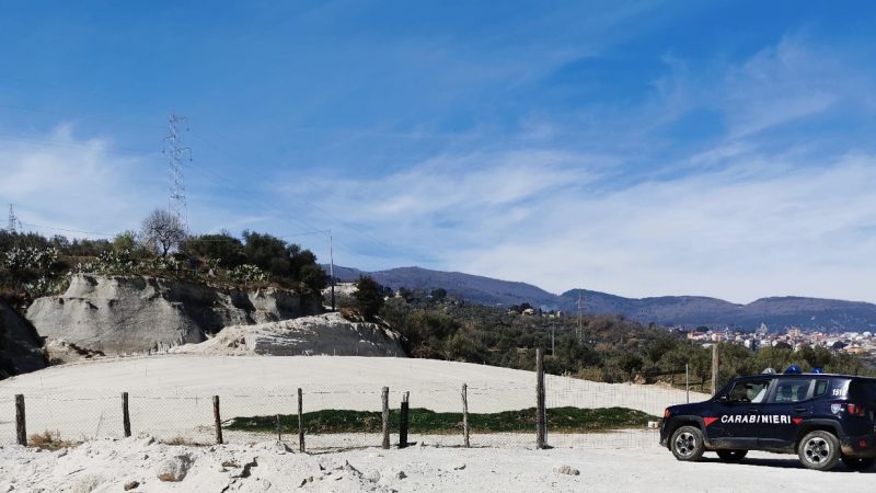 Sbancamento illegale a Cotronei