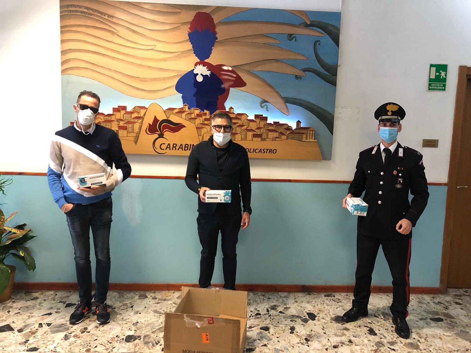Emergenza Covid: Confartigianato Imprese Crotone dona mascherine ai Carabinieri di Petilia e di Cotronei