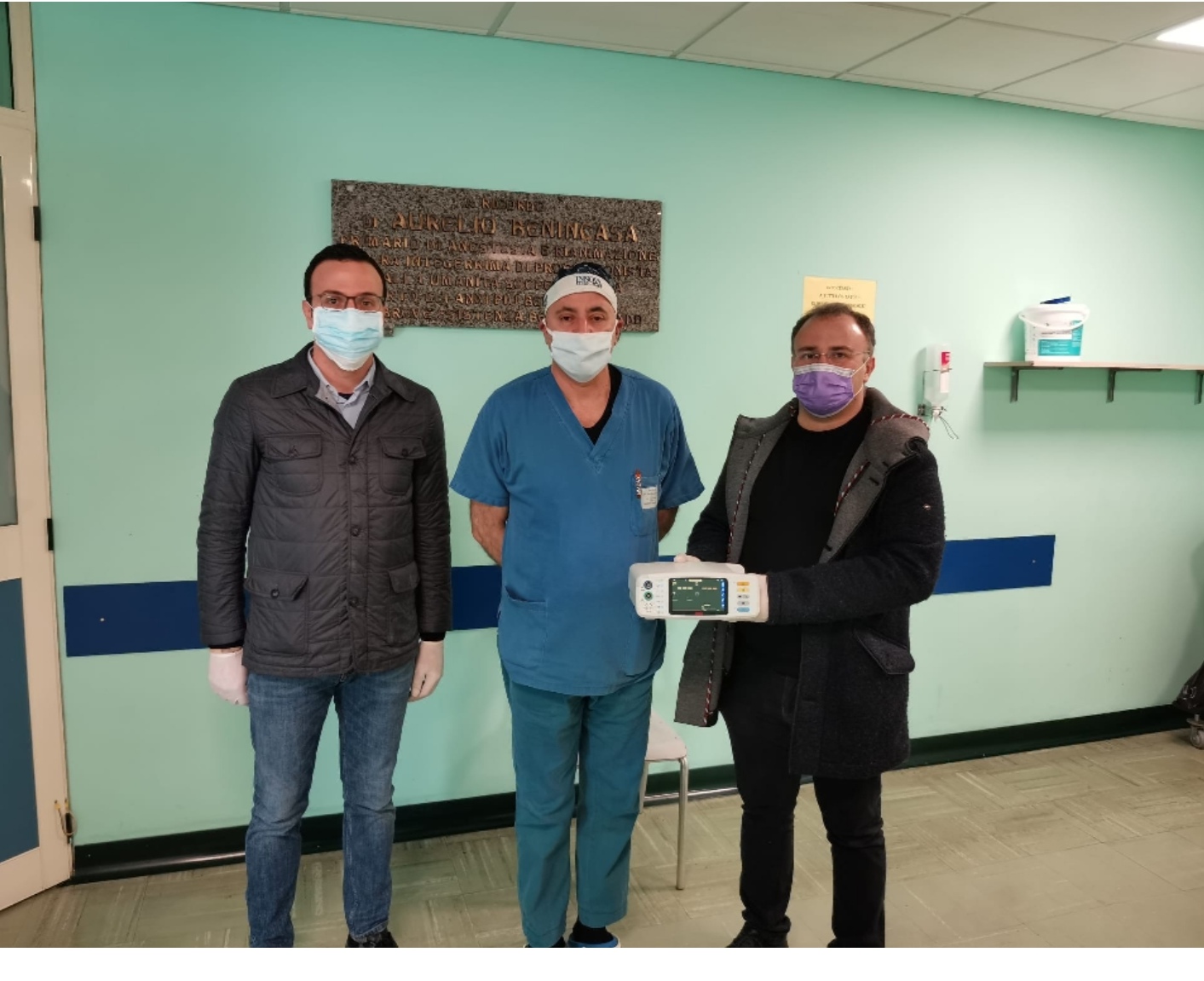 L’azienda Martica dona un macchinario all’ospedale di Crotone
  