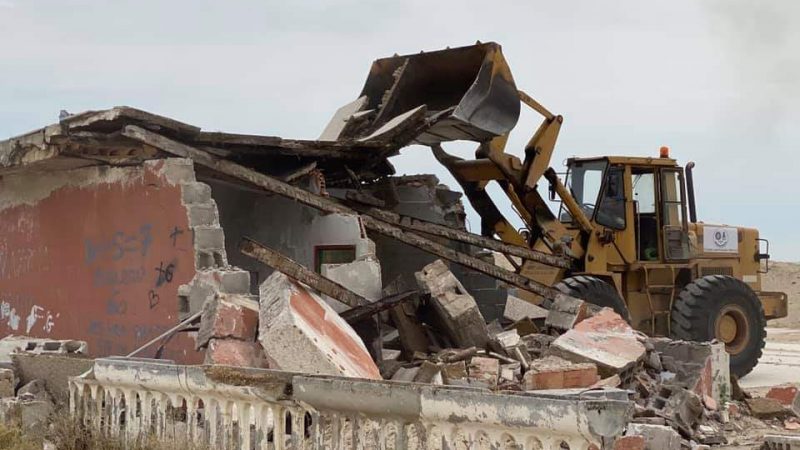 Demolito ecomostro a Schiavonea: Legambiente soddisfatta