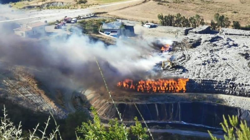 Incendio nella discarica di Vetrano: Il commento di Legambiente