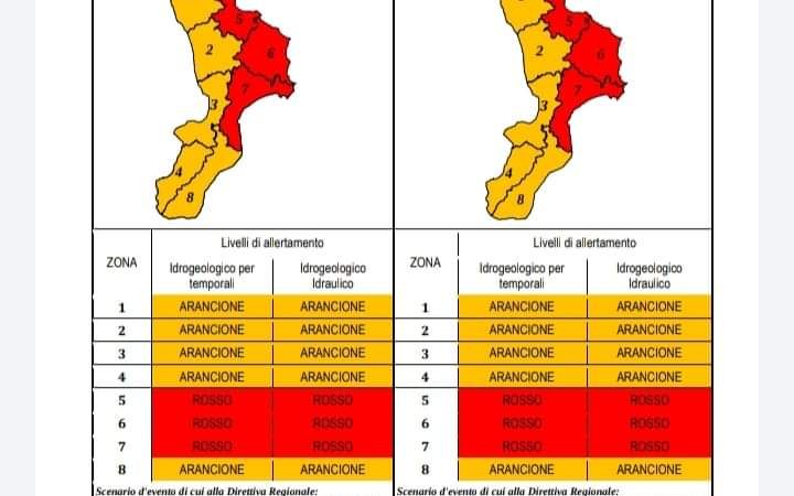 Allerta meteo: Previste anche per domani piogge intense