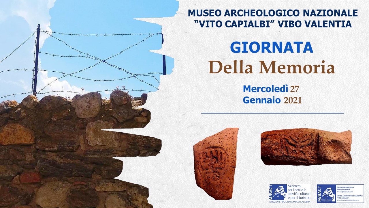 Giornata della Memoria, ecco gli appuntamenti promossi dalla Direzione regionale Musei Calabria
  
