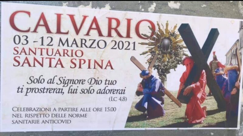 Inizia la novena alla Santa Spina