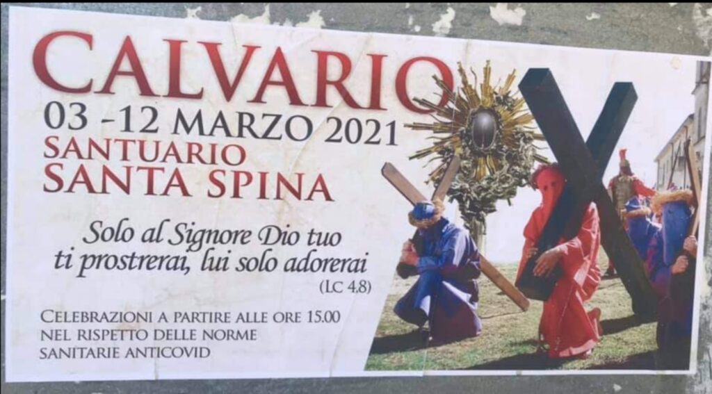 Inizia la novena alla Santa Spina