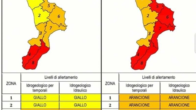 Allerta rossa: Domani scuole chiuse