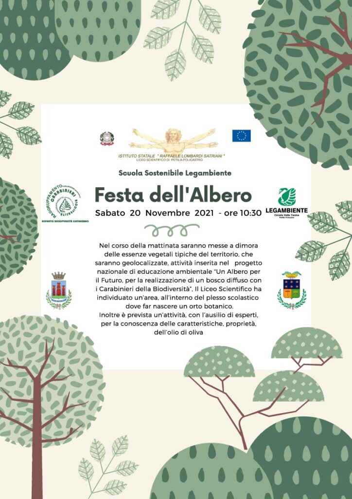 Festa dell’Albero per il Satriani
  