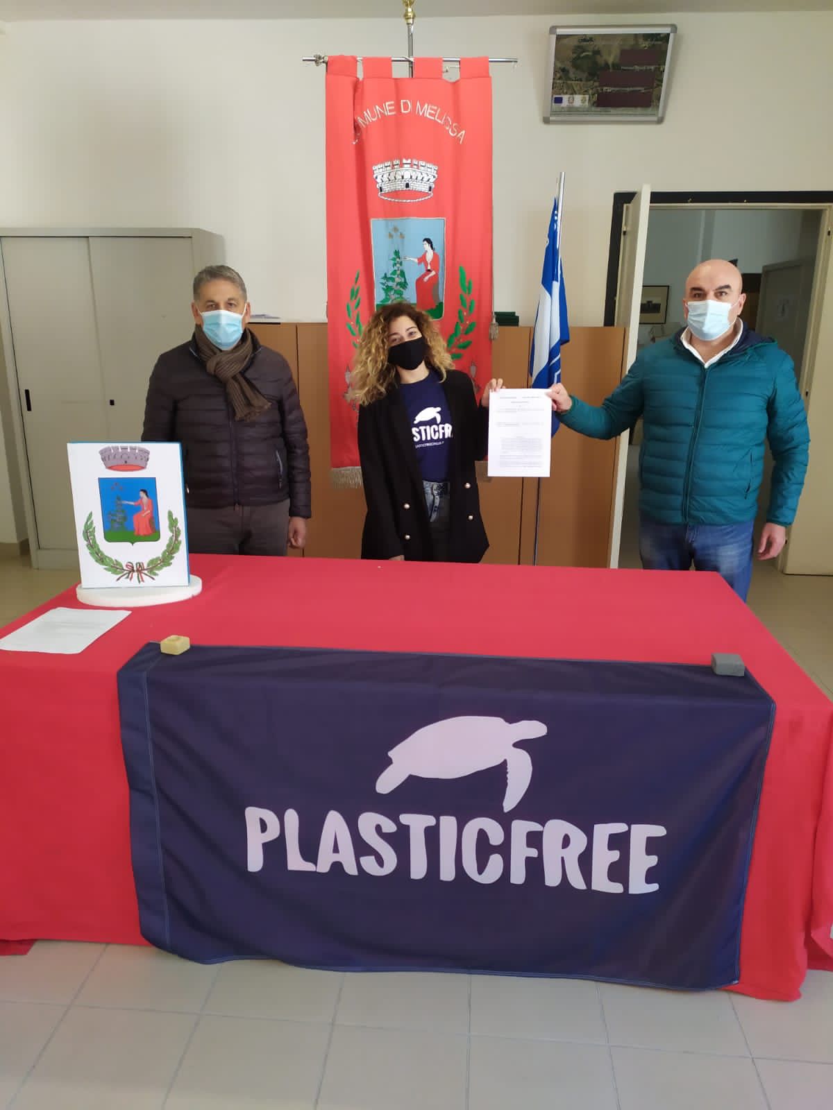 Melissa premiata da Plasticfree a  Firenze
  