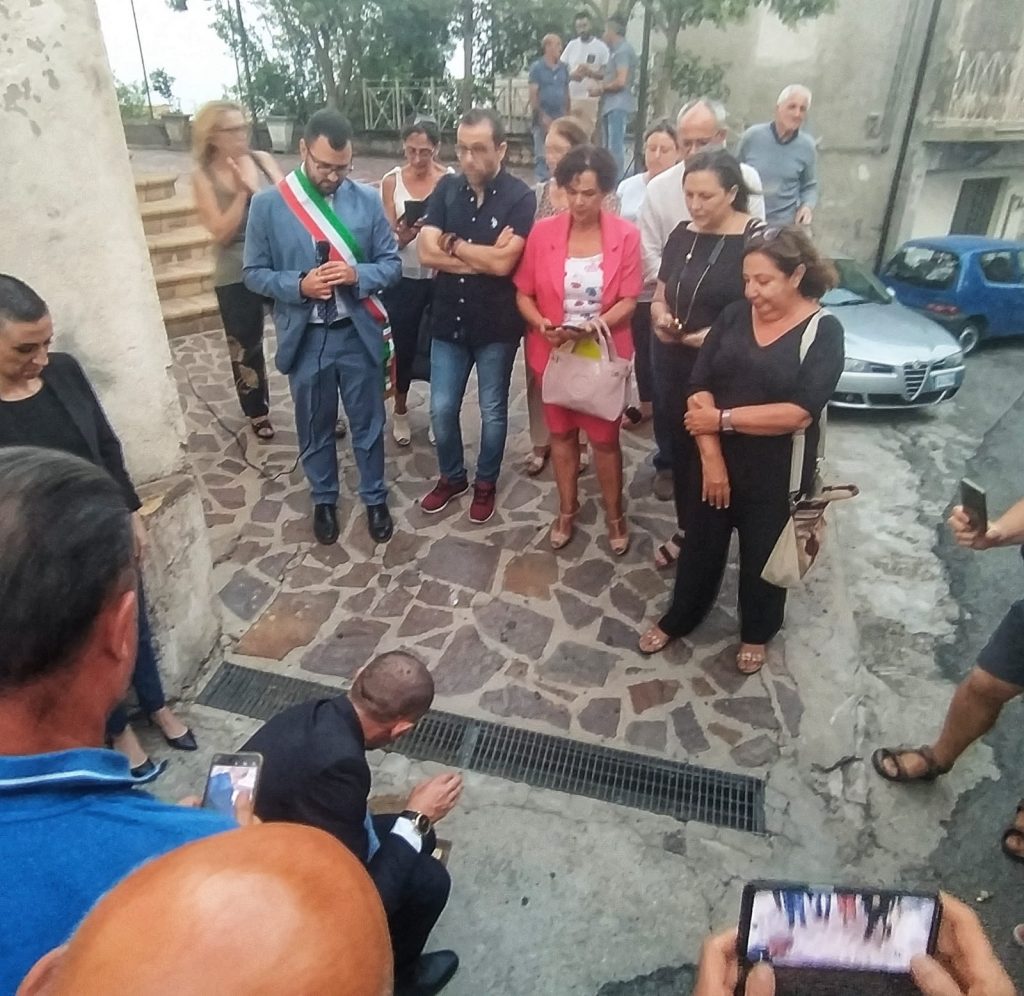 Posa della Pietra d’inciampo in memoria di Lea Garofalo