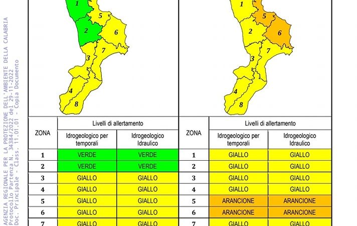 Allerta Meteo: Scuole chiuse nel Crotonese