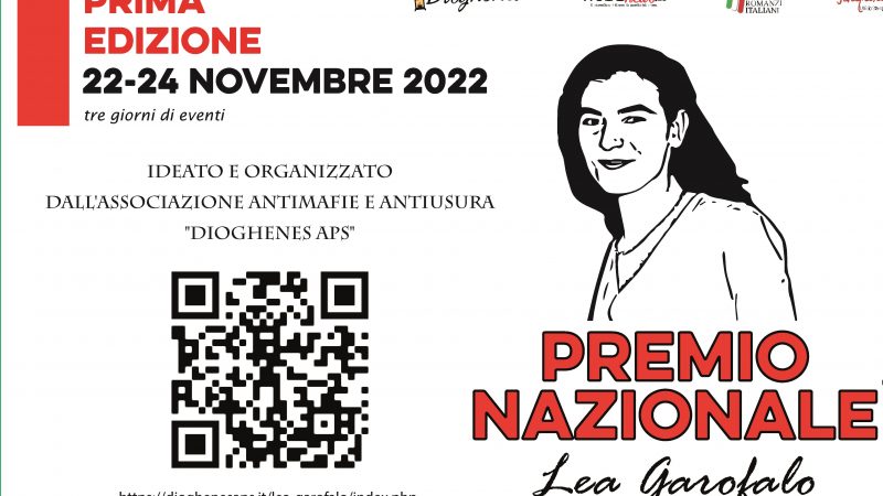 Premio Nazionale Lea Garofalo: La premiazione a Petilia Policastro