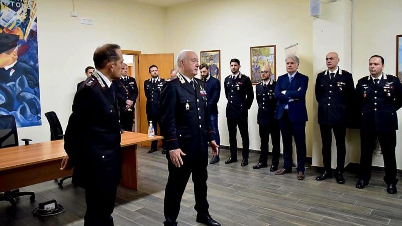 Visita del Comandante della Legione Carabinieri Calabria al Comando di Crotone