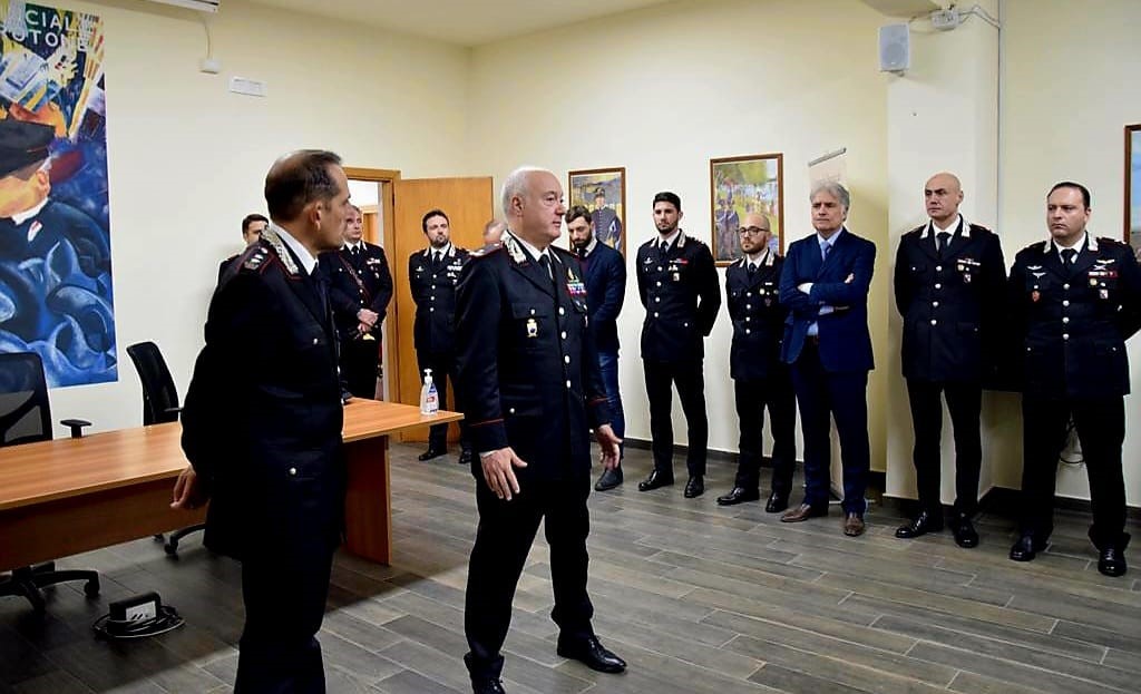 Visita del Comandante della Legione Carabinieri Calabria al Comando di Crotone