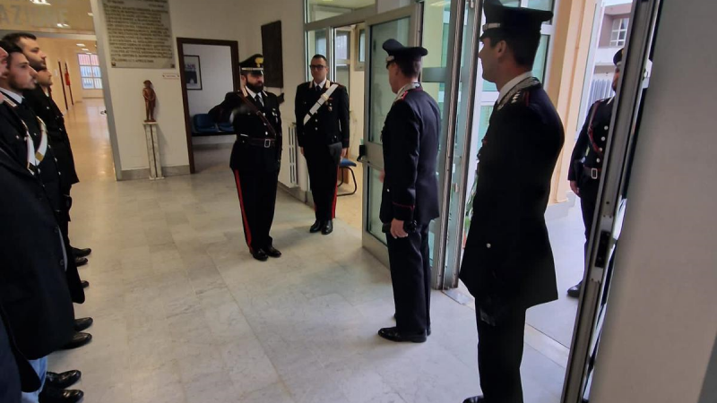 Visita del Comandante interregionale Carabinieri “Culqualber” alla Compagnia Carabinieri di Cirò Marina