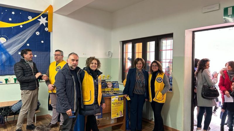 Il LIONS Club Crotone Marchesato entra nelle scuole di Petilia con lo screening visivo per la  prevenzione dell’Ambliopia