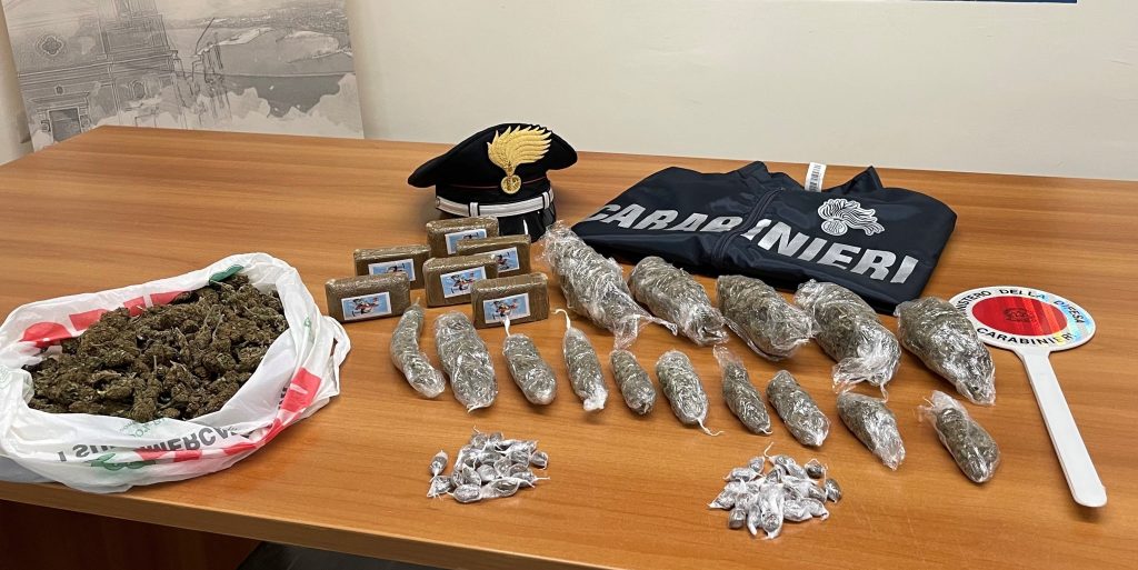 Arresto per traffico e detenzione illecita di sostanze stupefacenti