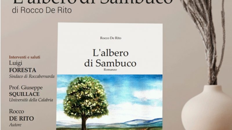 L’albero di sambuco: il nuovo libro di Rocco De Rito
  