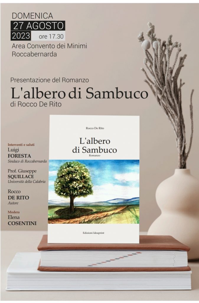 L’albero di sambuco: il nuovo libro di Rocco De Rito
  