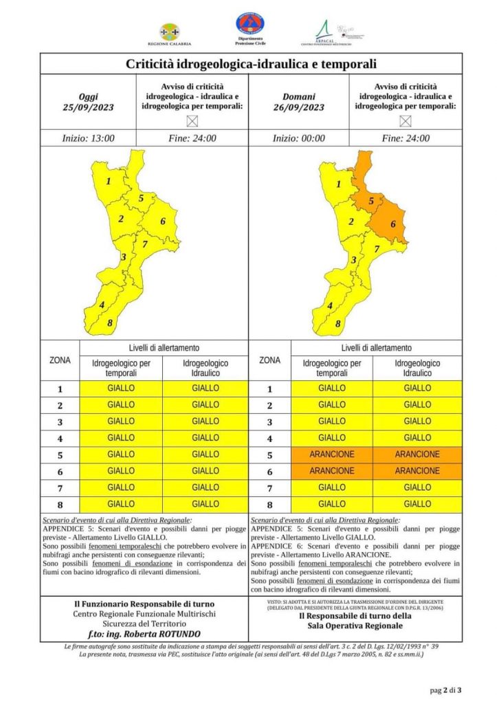 Scuole chiuse a Crotone per allerta meteo
  