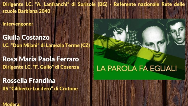 Contrasto alla cultura mafiosa: Barbiana 2040 incontra gli universitari di Pedagogia dell’Antimafia