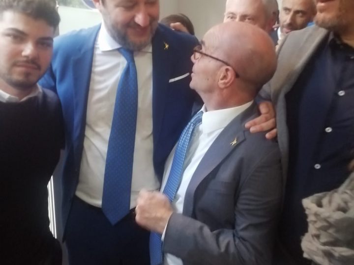 Nicola Daniele incontra Matteo Salvini a Reggio Calabria