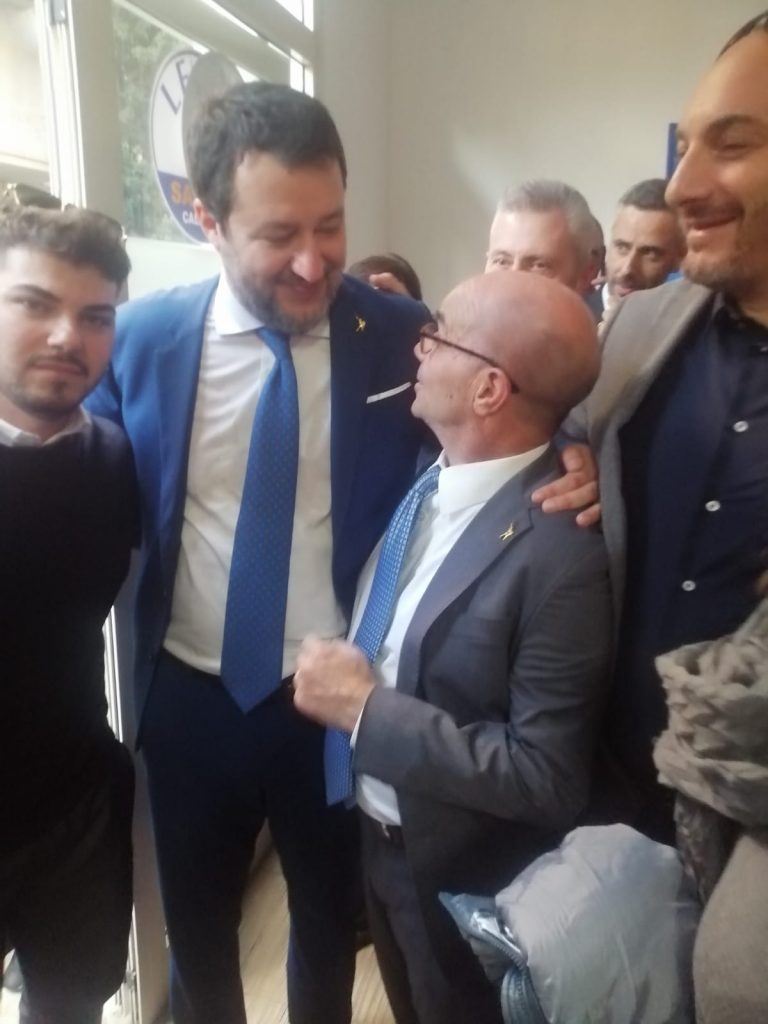 Nicola Daniele incontra Matteo Salvini a Reggio Calabria
  