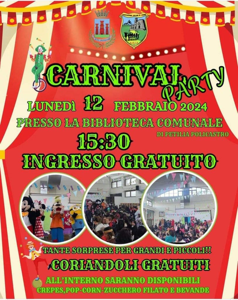 A Petilia ci si prepara per il Carnevale 2024