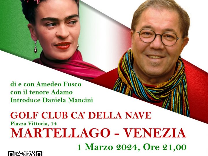Il Cosentino Amedeo Fusco racconta Frida Kahlo A Venezia