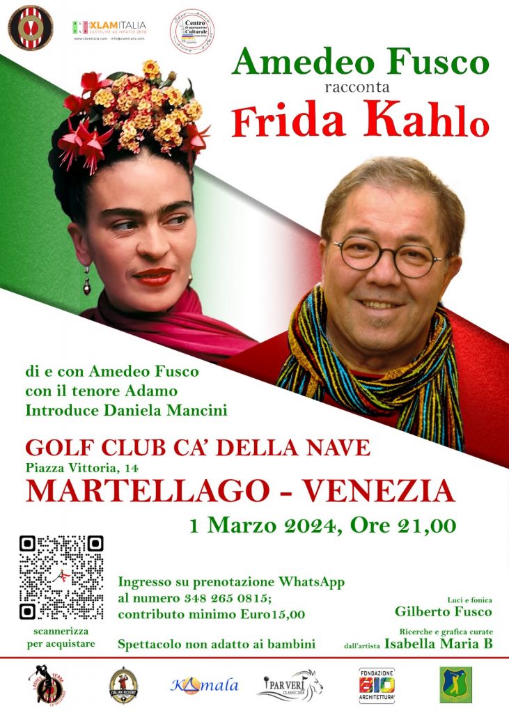 Il Cosentino Amedeo Fusco racconta Frida Kahlo A Venezia
  