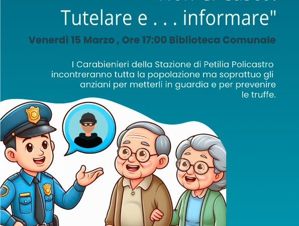 Non ci casco: La campagna di prevenzione dei Carabinieri per gli anziani