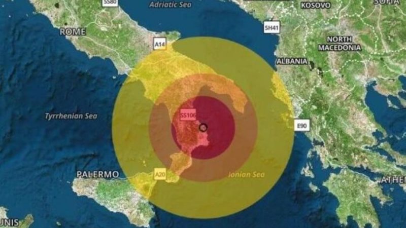 Terremoto di magnitudo 4 a Cirò