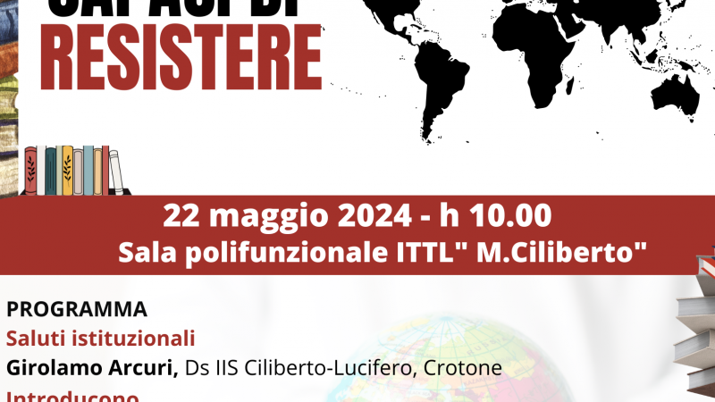 Pedagogia dell’Antimafia e Ciliberto di Crotone incontrano il Procuratore Capomolla
  