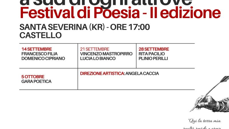 A Sud di Ogni Altrove: Seconda edizione del festival di poesia