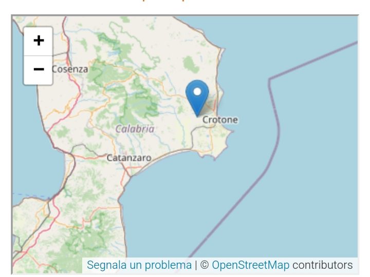 Terremoto: Diverse scosse tra Scandale e Santa Severina