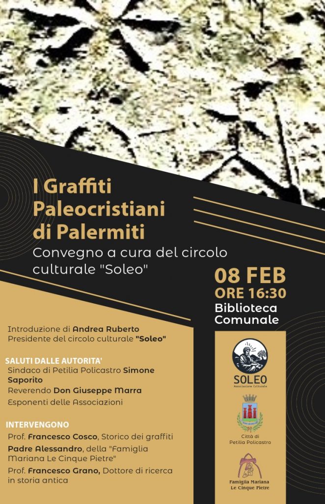 I graffiti paleocristiani di Palermiti: Convegno del Circolo Soleo