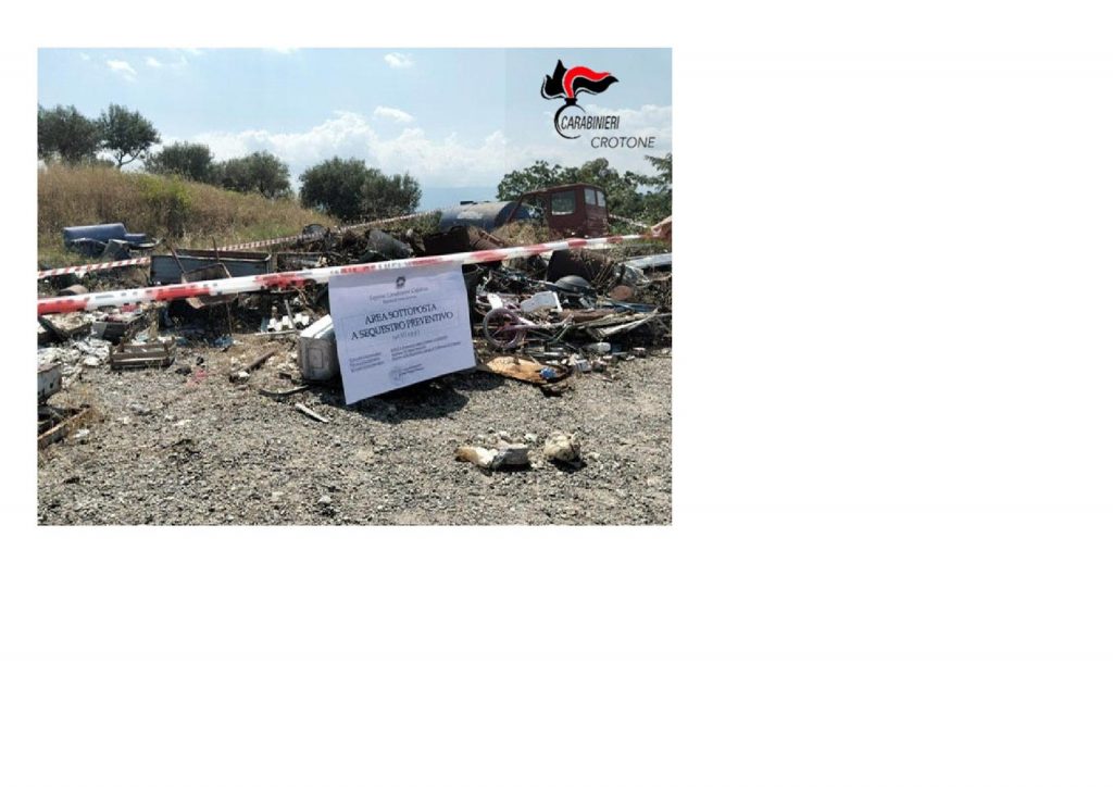 San Mauro Marchesato, Reati ambientali: Denunciato un 48enne