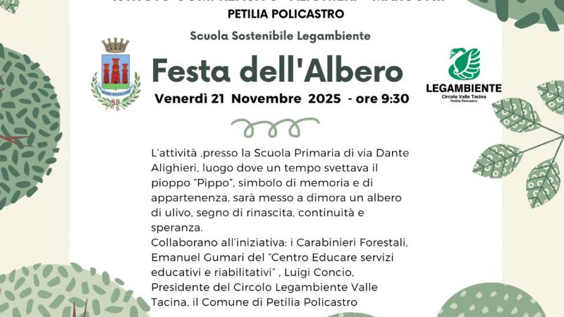 Festa dell’Albero 2025: Nuove Radici per il Futuro della Scuola