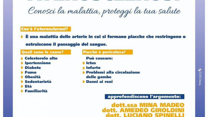 ​Prevenzione e Salute: Il Rotary Club scende in campo contro l’Aterosclerosi
